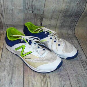 NEW BALANCE Minimus 20 v5 White/Blue/Green Sneakers Mens Size 12.5 2E
